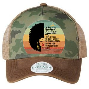 Virgo Queen Personality Qualities Melanin Great Gift Legacy Tie Dye Trucker Hat