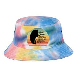 Virgo Queen Personality Qualities Melanin Great Gift Tie Dye Newport Bucket Hat