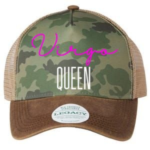 Virgo Queen Pink Writing / Funny Zodiac Virgo Birthday Cute Gift Legacy Tie Dye Trucker Hat