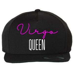 Virgo Queen Pink Writing / Funny Zodiac Virgo Birthday Cute Gift Wool Snapback Cap