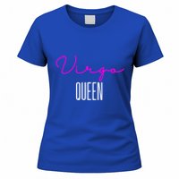 Virgo Queen Pink Writing / Funny Zodiac Virgo Birthday Cute Gift Women's T-Shirt