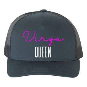 Virgo Queen Pink Writing / Funny Zodiac Virgo Birthday Cute Gift Yupoong Adult 5-Panel Trucker Hat