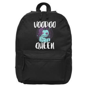 Voodoo Queen Pastel Goth Creepy Cute Voodoo Doll 16 in Basic Backpack