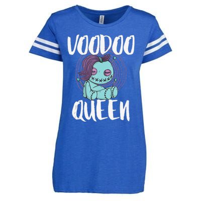 Voodoo Queen Pastel Goth Creepy Cute Voodoo Doll Enza Ladies Jersey Football T-Shirt