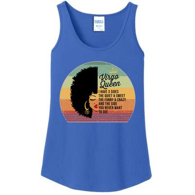 Virgo Queen Personality Qualities Melanin Gift Ladies Essential Tank