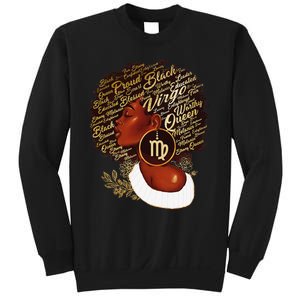 Virgo Queen Sweet As Candy Birthday Gift For Black Wo Sweatshirt