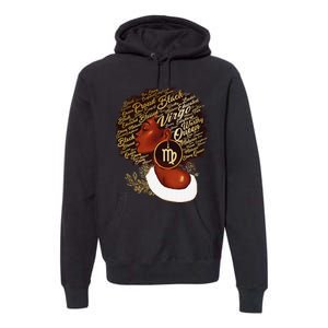 Virgo Queen Sweet As Candy Birthday Gift For Black Wo Premium Hoodie