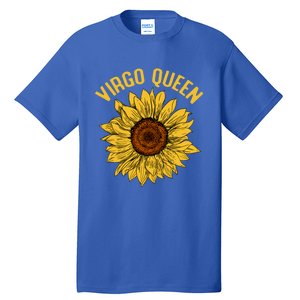 Virgo Queen Sunflower Birthday Gift Gift Tall T-Shirt