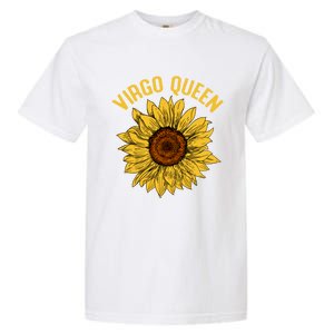 Virgo Queen Sunflower Birthday Gift Gift Garment-Dyed Heavyweight T-Shirt