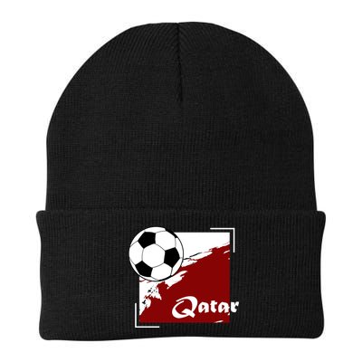 Vintage Qatar Soccer Futbol Beanie