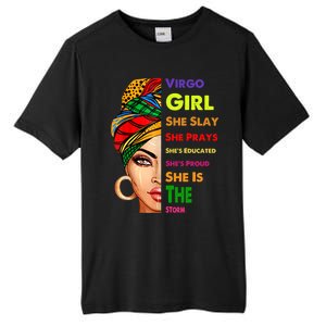 Virgo Queen Slay Birthday Funny Gift Gift Tall Fusion ChromaSoft Performance T-Shirt