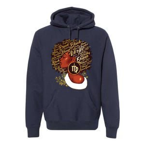 Virgo Queen Sweet As Candy Birthday Gift For Black Women Premium Hoodie