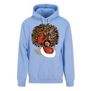 Virgo Queen Sweet As Candy Birthday Gift For Black Women Unisex Surf Hoodie