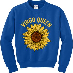 Virgo Queen Sunflower Birthday Gift Great Gift Kids Sweatshirt