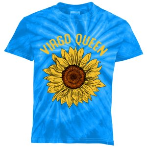 Virgo Queen Sunflower Birthday Gift Great Gift Kids Tie-Dye T-Shirt