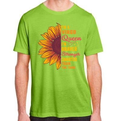 Virgo Queen Sunflower Zodiac Sign Horoscope Birthday Gift Adult ChromaSoft Performance T-Shirt