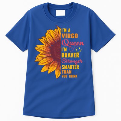 Virgo Queen Sunflower Zodiac Sign Horoscope Birthday Gift Tall T-Shirt