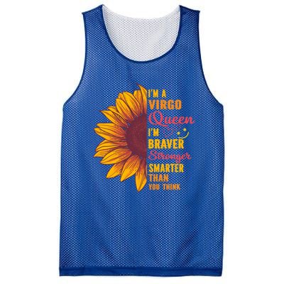 Virgo Queen Sunflower Zodiac Sign Horoscope Birthday Gift Mesh Reversible Basketball Jersey Tank