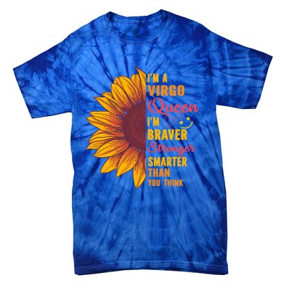 Virgo Queen Sunflower Zodiac Sign Horoscope Birthday Gift Tie-Dye T-Shirt