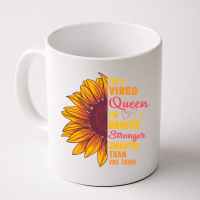 Virgo Queen Sunflower Zodiac Sign Horoscope Birthday Gift Coffee Mug