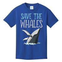 Vintage Quote Save The Whales Gift Kids T-Shirt