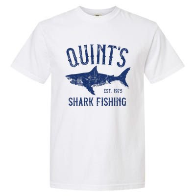 Vintage QuintS Shark Fishing 1975 Retro Garment-Dyed Heavyweight T-Shirt