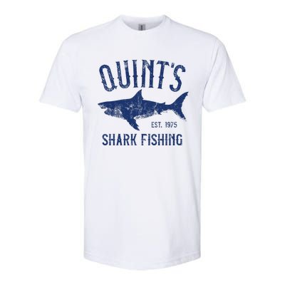 Vintage QuintS Shark Fishing 1975 Retro Softstyle® CVC T-Shirt