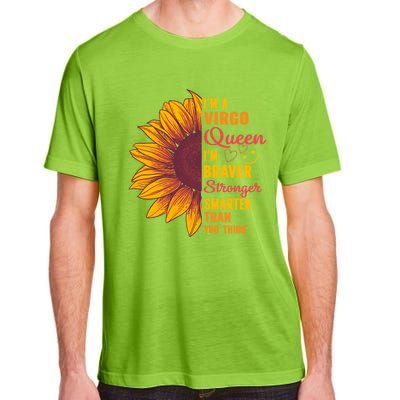 Virgo Queen Sunflower Zodiac Sign Horoscope Birthday Meaningful Gift Adult ChromaSoft Performance T-Shirt