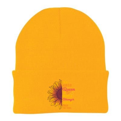 Virgo Queen Sunflower Zodiac Sign Horoscope Birthday Meaningful Gift Knit Cap Winter Beanie