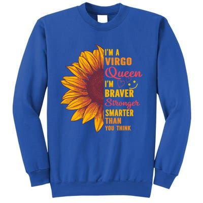 Virgo Queen Sunflower Zodiac Sign Horoscope Birthday Meaningful Gift Sweatshirt