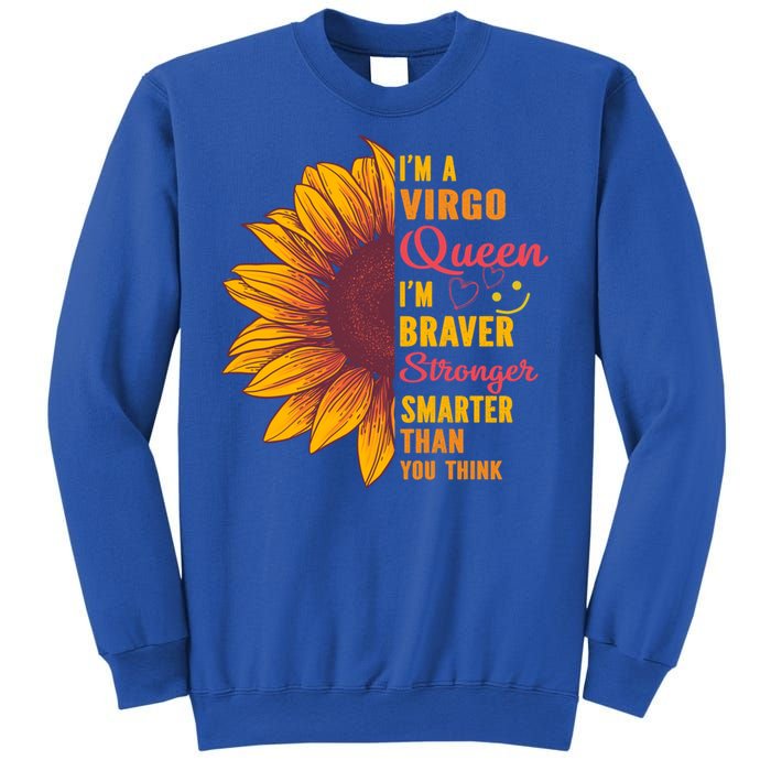 Virgo Queen Sunflower Zodiac Sign Horoscope Birthday Meaningful Gift Sweatshirt