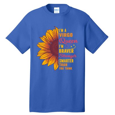 Virgo Queen Sunflower Zodiac Sign Horoscope Birthday Meaningful Gift Tall T-Shirt