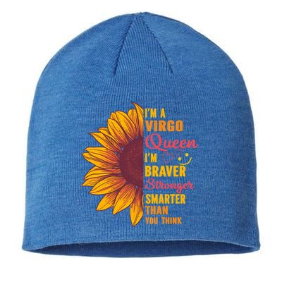 Virgo Queen Sunflower Zodiac Sign Horoscope Birthday Meaningful Gift Sustainable Beanie