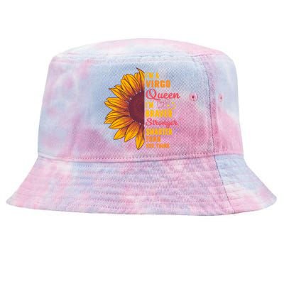 Virgo Queen Sunflower Zodiac Sign Horoscope Birthday Meaningful Gift Tie-Dyed Bucket Hat