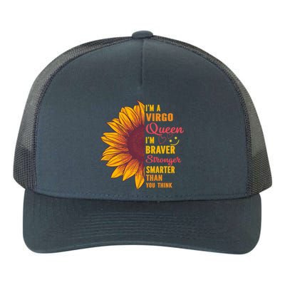 Virgo Queen Sunflower Zodiac Sign Horoscope Birthday Meaningful Gift Yupoong Adult 5-Panel Trucker Hat