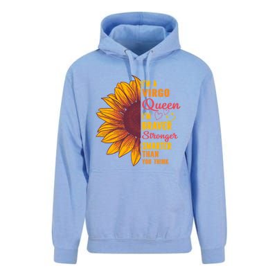 Virgo Queen Sunflower Zodiac Sign Horoscope Birthday Meaningful Gift Unisex Surf Hoodie