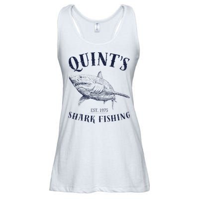 Vintage QuintS Shark 1975 Funny FishingS Retro Ladies Essential Flowy Tank