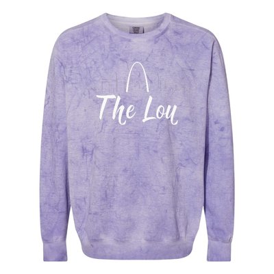 Vintage Quote The Lou St. Louis Missouri Colorblast Crewneck Sweatshirt