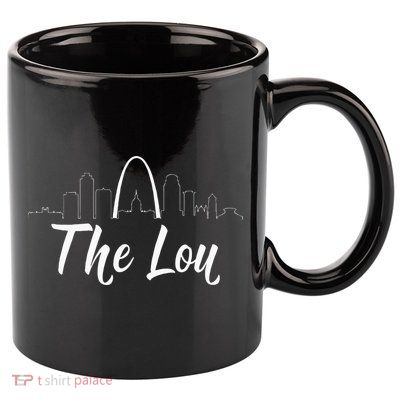 Vintage Quote The Lou St. Louis Missouri 11oz C Handle Ceramic Mug