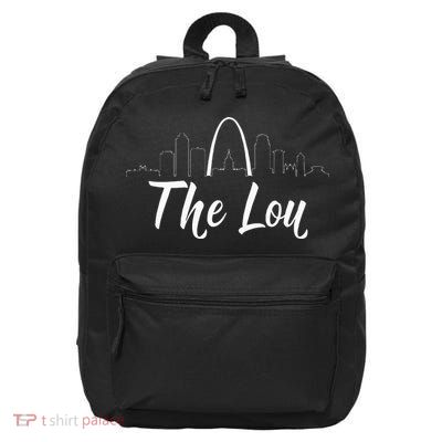 Vintage Quote The Lou St. Louis Missouri 16 in Basic Backpack