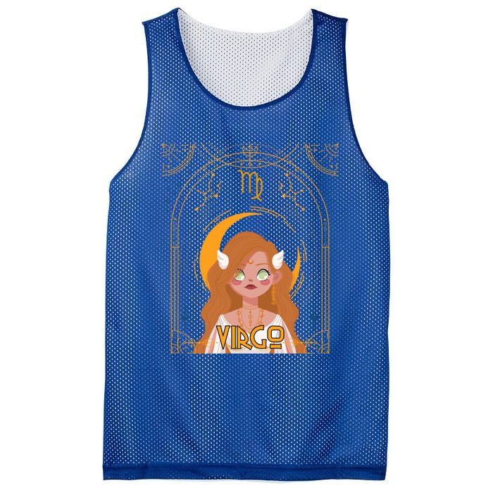 Virgo Queen Virgo Birthday Zodiac Astrological Signs Gift Mesh Reversible Basketball Jersey Tank