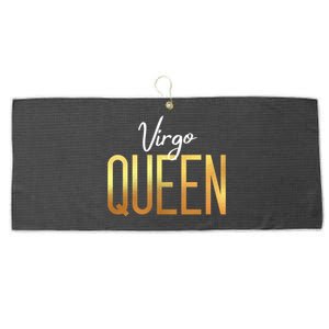 Virgo Queen / Virgo Birthday Month Astrology Sign Gift Large Microfiber Waffle Golf Towel