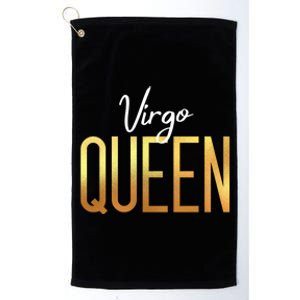 Virgo Queen / Virgo Birthday Month Astrology Sign Gift Platinum Collection Golf Towel