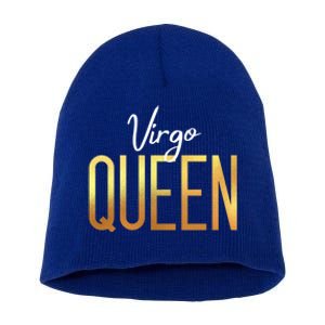 Virgo Queen / Virgo Birthday Month Astrology Sign Gift Short Acrylic Beanie