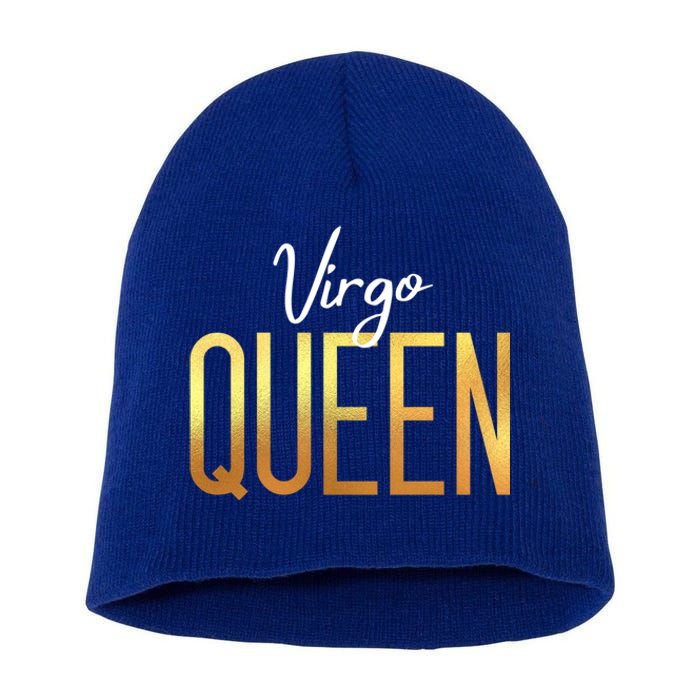 Virgo Queen / Virgo Birthday Month Astrology Sign Gift Short Acrylic Beanie