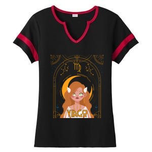 Virgo Queen Virgo Birthday Zodiac Astrological Signs Meaningful Gift Ladies Halftime Notch Neck Tee