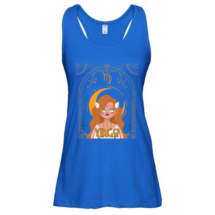 Virgo Queen Virgo Birthday Zodiac Astrological Signs Meaningful Gift Ladies Essential Flowy Tank