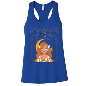 Virgo Queen Virgo Birthday Zodiac Astrological Signs Meaningful Gift Women's Racerback Tank