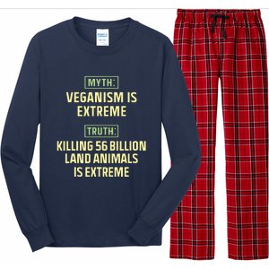 Vegan Quote Long Sleeve Pajama Set