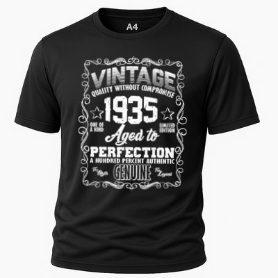 Vintage Quality Without Compromise Aged To Perfection 1935 90th Birthday Performance Shirt